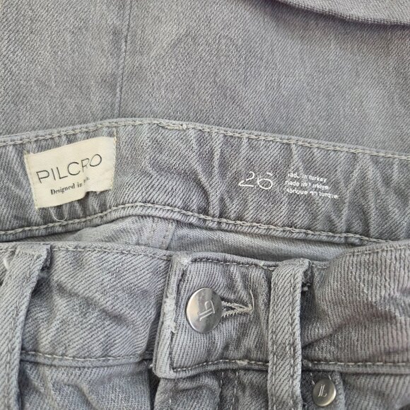 ANTHROPOLOGIE PILCRO The Austyn High Rise Wide Leg Cuffed Jean 26 - Picture 7 of 7